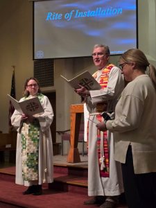 Pastor Sarah Miller's installation